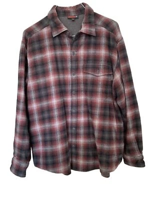 Wolverine Flannel Thermal Lined Shirt Mens XL Tartan Plaid Red Black Warm EUC - Image 1 of 4