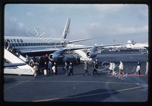Douglas DC-8 Flugzeug United Airlines 35mm Dia 60er Jahre Kodachrome - Bild 1 von 3