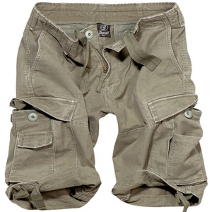 Brandit Vintage Style Classic Mens Combat Cargo Summer Shorts Cadet Hiking Olive - Picture 1 of 11