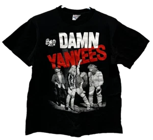 Damn Yankees 1990 Vintage Original Tour T-Shirt SZ L Ted Nugent, Single Stitch - Picture 1 of 4