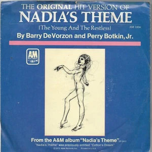 Nadia's Theme, Down the * by Barry DeVorzon & Perry Botkin Jr. (7" w/ PS)  VG - Imagen 1 de 4