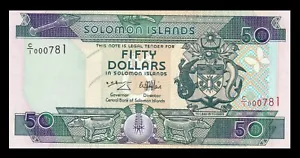 Solomon Islands, 50 Dollars, 1996, P-22, UNC BANKNOTE - Picture 1 of 2