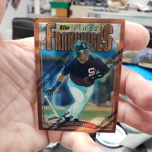 1996 Topps Finest Tony Gwynn # 320 Unpeeled 