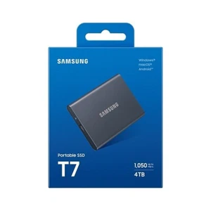 SSD Portátil Original Samsung T7 USB 3.2 Gen 2 4 TB hasta 1.050 MB/seg MU-PC4T0T - Imagen 1 de 8