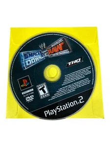Sony PlayStation 2 PS2 Disc Only TESTED WWE Smackdown vs Raw 2004 BL - Picture 1 of 2