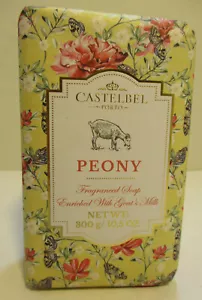 CASTELBEL PORTO PEONIA ARRICCHITO CON LATTE DI CAPRA SAPONE DA BAR DI LUSSO 10,5 oz - Foto 1 di 5