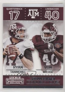 2015 Contenders Draft Picks Collegiate Connections Ryan Tannehill Von Miller #18