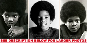 MICHAEL JACKSON AGE10 HEAD SHOT (3) RARE 8x10 PHOTOS - Bild 1 von 1