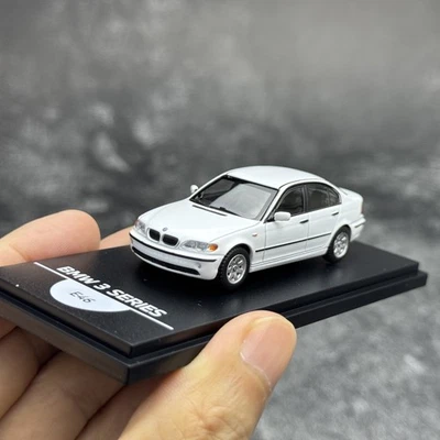 1:64 BMW 3 Series E46 4th Generation 50th Anniversary White Diecast Model - Image 1 of 4