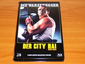 Der City Hai Blu Ray DVD grosse Hartbox Arnold Schwarzenegger Action Mafia RAR ! - Picture 1 of 6
