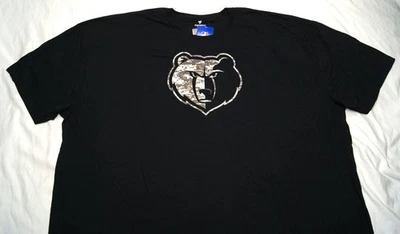 memphis grizzlies t-shirt mens 5XL black w/ digital camo short sleeve big & tall - Image 1 of 4