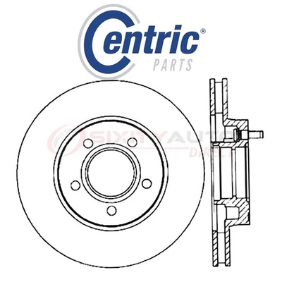 Centric C-TEK Disc Brake Rotor for 1996-2001 Ford F-100 Ranger 2.3L 2.5L bk Foto 1 de 4