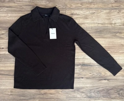 Polo holgado de cachemir Theory nuevo con etiquetas $375 talla L Foto 1 de 4