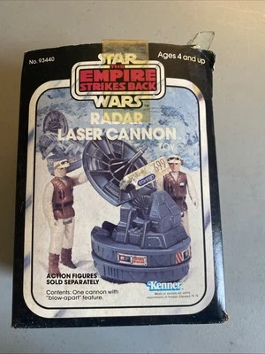 Cañón láser radar Star Wars 1982 nuevo en caja n.º 93440 ESB Foto 1 de 4