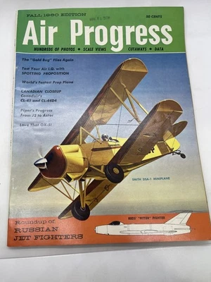 Air Progress Magazine Fall 1960 Issue Russian Jet Fighters Street & Smith - Image 1 of 3