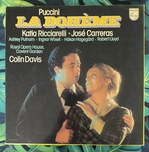 Puccini 'La Boheme' ~ Katia Ricciarelli, José Carreras 2 LP Box Set - Picture 1 of 4