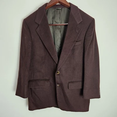 Blazer Bill Blass Para Hombres Talla 39 100% Cachemira Abrigo Deportivo Chaqueta EE. UU. HECHO EN UNIÓN DE COLECCIÓN Foto 1 de 4