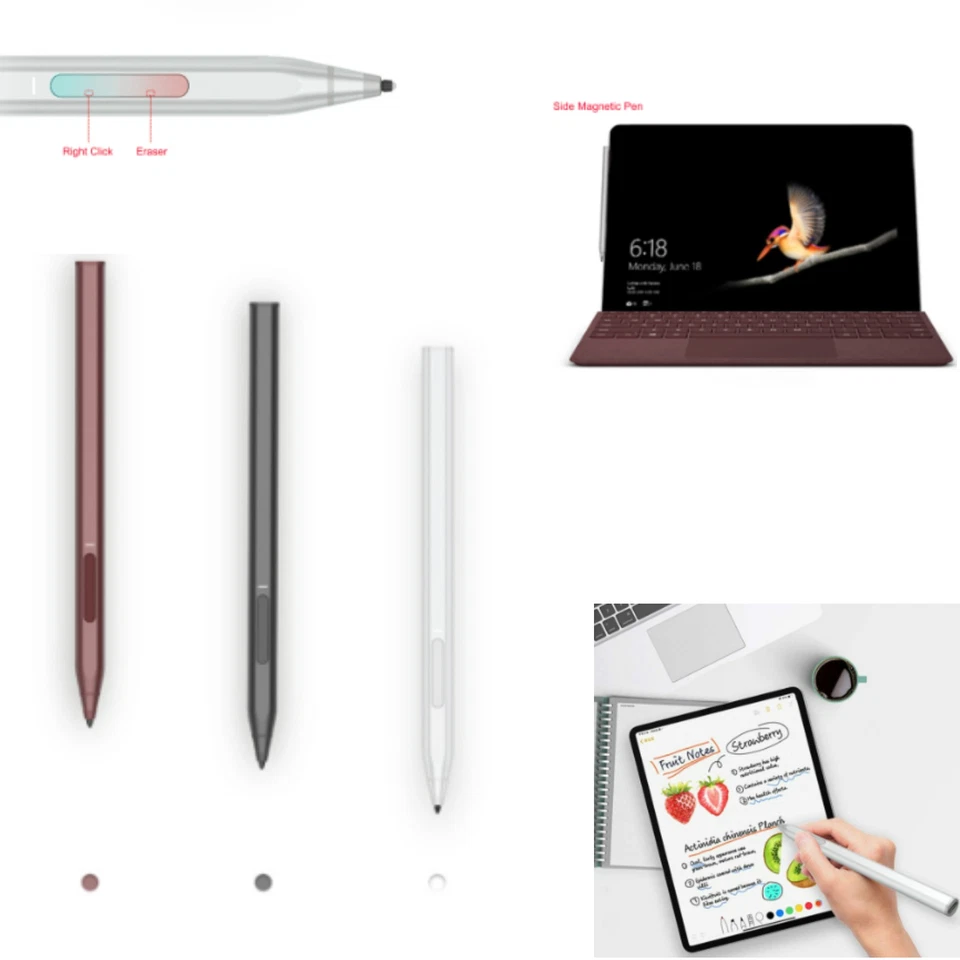 Neu Stylus Pen Stifte für Microsoft Surface Pro 7/6/5/4/3/Go/Book/Laptop - Bild 1 von 1