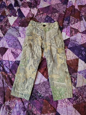 Rustic Ridge Pants Youth Boys Small Mossy Oak Camo Realtree Scent Stop Hunting - Image 1 of 4