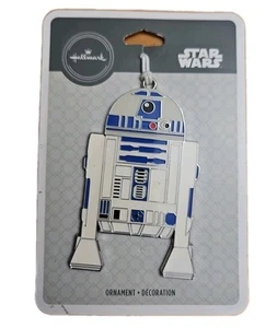 Hallmark 2021 R2-D2 Star Wars Ornament Decoration Metal Medallion NEW - Picture 1 of 2