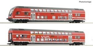 Roco 6200066, 2er Set Doppelstockwagen mit Steuerwagen, DBAG, Ep.VI 'S2 Dresden - Bild 1 von 1
