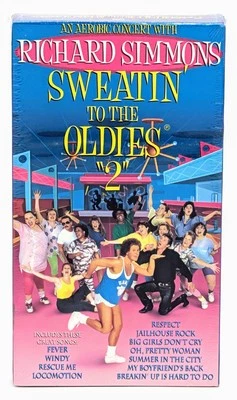 Richard Simmons Sweatin To The Oldies 2 (NEW Sealed) Good Times Home Video (VHS) - Image 1 of 3