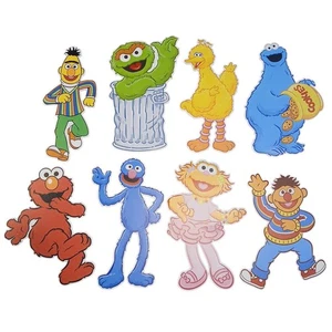 Nuevo Sesame Street Personajes de Plástico Corogado Suministros para Maestros hasta 15"t LEER - Imagen 1 de 9