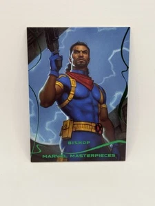 Upper Deck Marvel Masterpieces 2022 verde esmeralda #48 lámina 17/25 bishop - Imagen 1 de 2