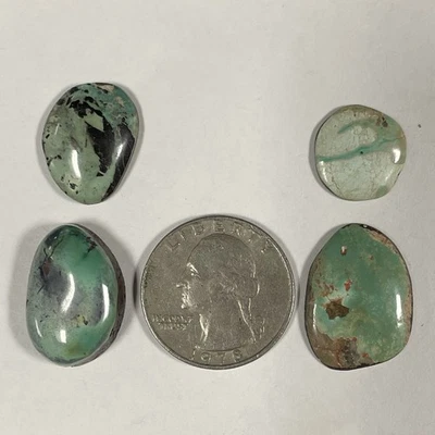 Vintage Turquoise Cabochons 7 Grams - Image 1 of 4