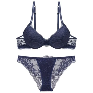 Damen Blumen Spitze Unterwaesche Set Push Bh Unterwaesche Bh Einfach Set B1755 - Bild 1 von 2