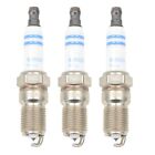 New Set Of 3 Spark Plugs Bosch For Acura Chevy Ford Honda Mazda Ponitac