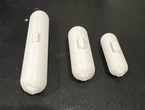 HO Scale Model Railroad Scenery Residential Propane Tank Set Of  3  White - Picture 1 of 3