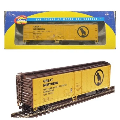 Athearn 7552 HO Scale 50' Smooth Side Mech Reefer ~ Great Northern (WFEX) #8058 - Image 1 of 4