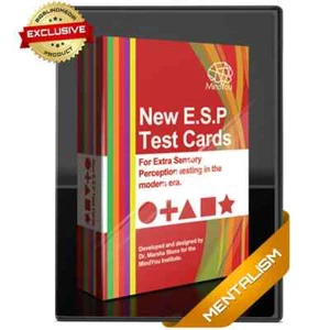 ESP Test Playing Cards by Dr. Marsha Stone Magic Trick Mentalism Extra Sensory - Picture 1 of 2