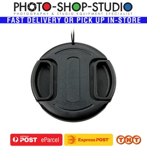 AU*JJC LC-55 Snap-On Lens cap 55mm w/ String for DSLR Camera Lenses - Picture 1 of 6