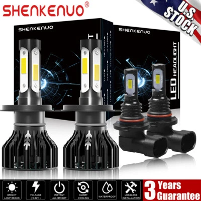 For Scion XB 2004 2005 2006 4X LED Headlight High/Low Beam Fog Light Bulbs Kit - Image 1 of 4