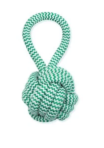 Mammoth Flossy Chews Extra Fresh Monkey Fist Ball with Handle – Premium Cotto... - Picture 1 of 2