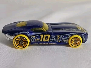 Hot Wheels FAST FELLON 1:64 Dark Blue Malaysia Volcano Circuit Yellow 2008 - Picture 1 of 8
