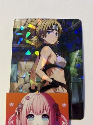 💗Naruto hentai  Temari Sexy Goddess Waifu Anime Doujin Card - Image 1 of 2