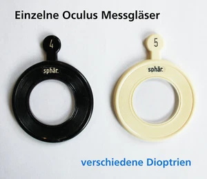 Oculus einzelne Messgläser Messglas 38 mm Sphäre; Prisma; Sonderglas; Cylinder - Bild 1 von 2