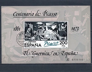 1981 ESPAÑA. Hoja bloque PICASSO Tipo II 2631—BF29a—BL23II Matasellos primer día - Imagen 1 de 1