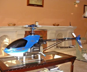 Hirobo Sceadu Evolution 50 RC Helicopter with multiple upgrades - Picture 1 of 15