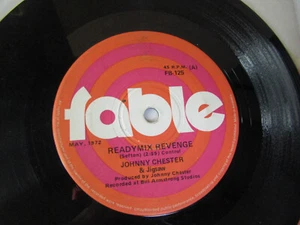 Johnny Chester – Readymix Revenge / Any Time 7” 1972 Fable Aussie VG+ Motown Bag - Imagen 1 de 8