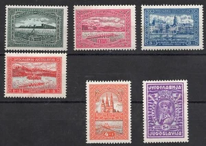 B26-B31 SG264-SG269 1932 Jugoslavia Canottaggio - Campionato Europeo 1932, MNH - Foto 1 di 2