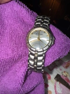 RAVINIA QUARTZ WOMAN'S WRIST WATCH 701504 Beveled Glass Face - Picture 1 of 7