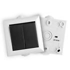 Large Wall Switch 2 Gang 1 Way Weatherproof Switch In White 240V Outdoor IP54