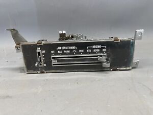 1970 1971 1972 Chevy Chevelle Dash El Camino Heater Air Conditioning Controls OE