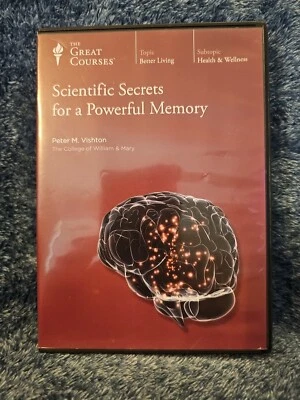 Great Courses: Scientific Secrets for a Powerful Memory (DVD, 2012) VG - Image 1 of 2