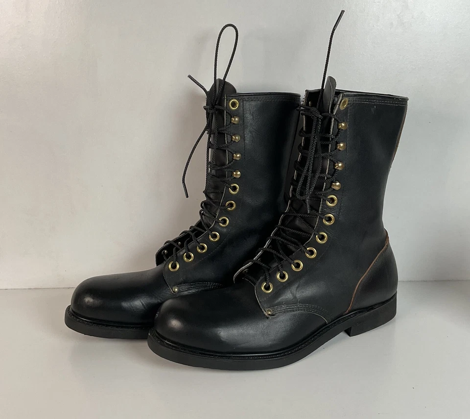 Botas Lehigh Linesman de Colección Años 60 10 D Hechas en EE. UU. Puntera de Seguridad Foto 1 de 4