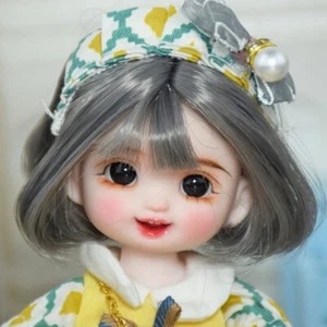 Mini Girl Doll 6 inch Height Toy Best Gift for Children Face Makeup Finished - Picture 1 of 16